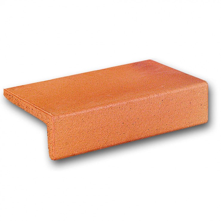 Skånsk Natural Terracotta Klinker Ulig Kant Orange Matt 24x13 cm-0